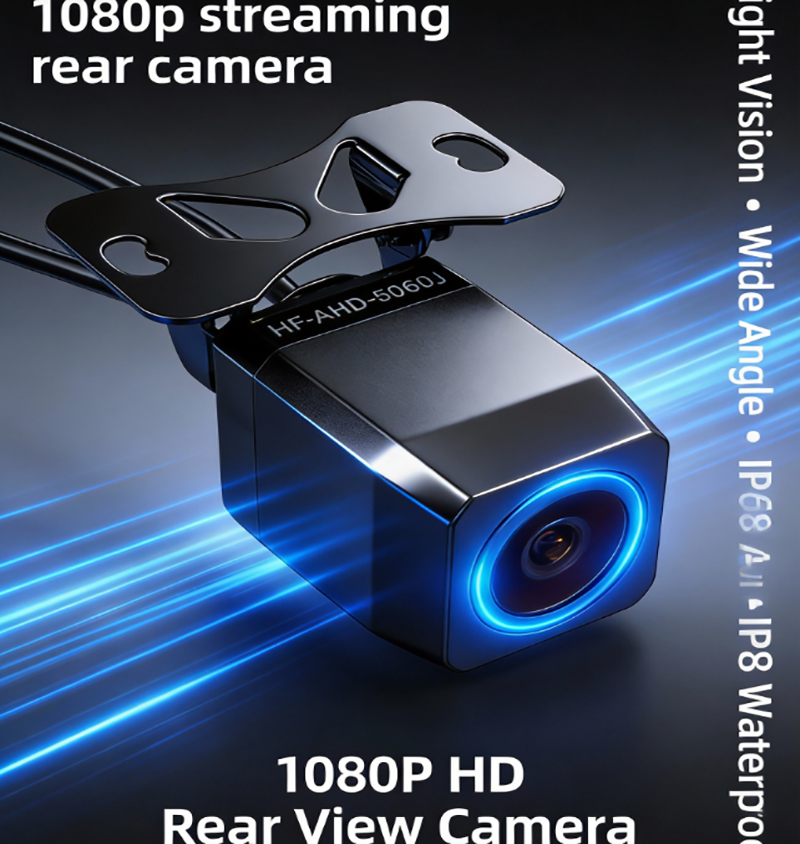 自動車監視ドライブレコーダー 4ピン反転カメラ HD ナイトビジョン AHD1080P 反転画像。