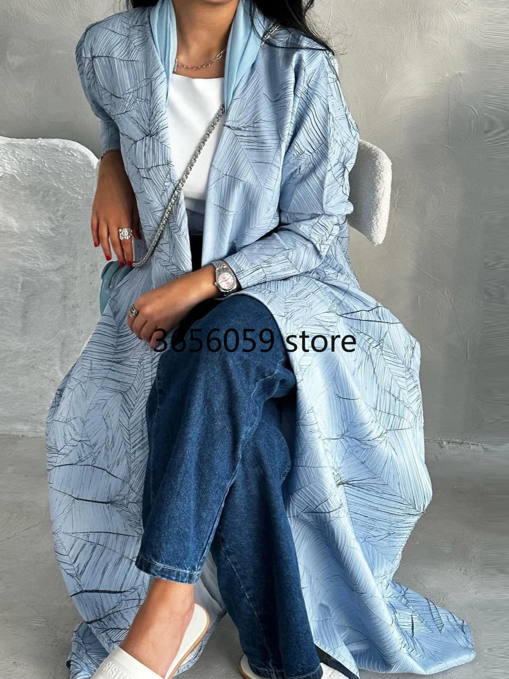 イスラム教徒のアバヤ女性ささやかなドレスドバイジャラビヤカディガンアバヤカフタンイスラムモロッコ Vestidos アラブロングローブラマダン 2025