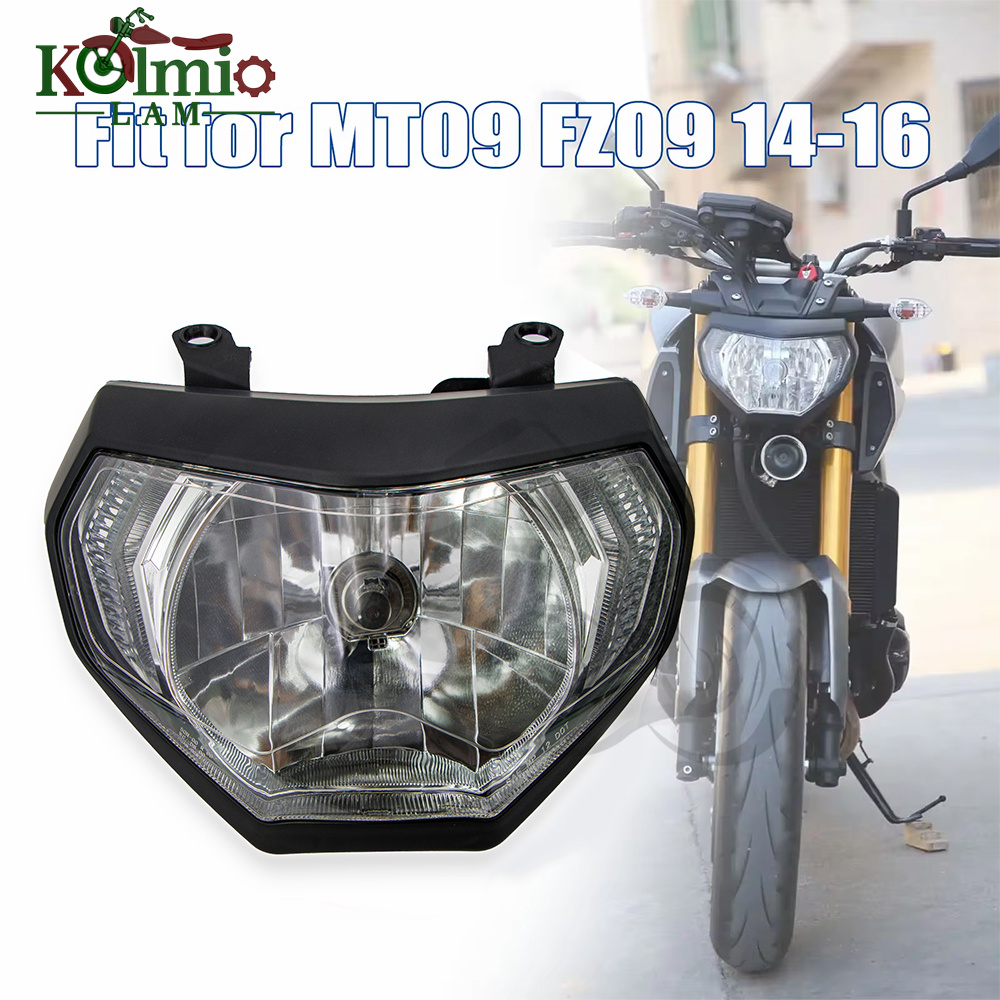 2014-2016 ヤマハ MT09 FZ-09 MT-09 オートバイヘッドライトアセンブリヘッドランプ MT 09 FZ09 2015 ヘッドライトアクセサリー