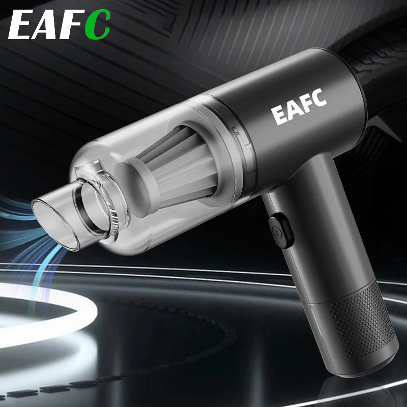 EAFC 3 IN 1 車用掃除機ダストブロワー掃除機、パワー強力ダストキャッチャークリーナー車用ホームペット用掃除機
