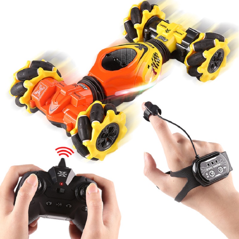 4WD RC カーおもちゃ 2.4 グラムラジオリモートコントロールカー RC 時計ジェスチャーセンサー回転ツイストスタントドリフト車両おもちゃ子供子供のため