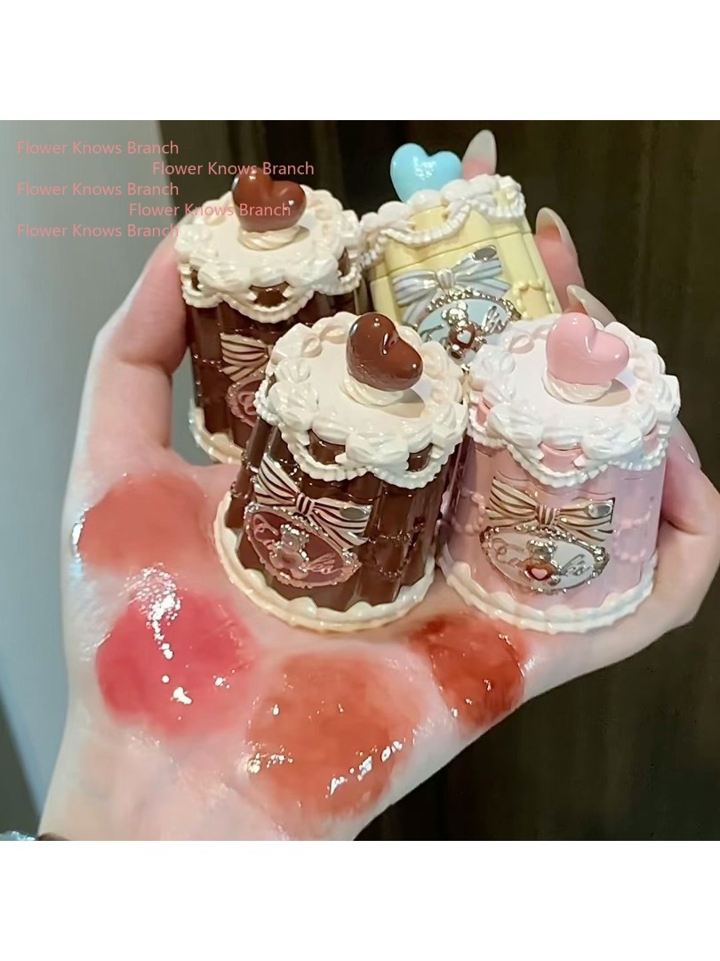 FLOWER KNOWS THE SWEETIE BEAR COLLECTION コーティング リップ ジェリー ソフト リップ スティック、ハイドレイティング グロス、モイスチャライジング ティント、シャイン