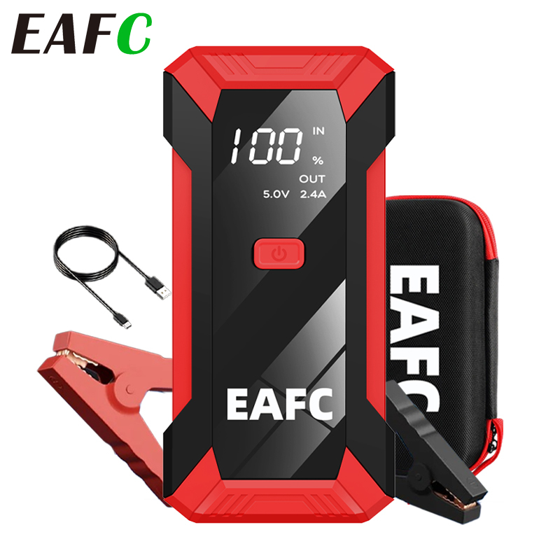 EAFC パワーバンク 2000A/1000A 12V 車のバッテリージャンプスターターポータブル充電器車のブースター自動始動装置緊急スターター