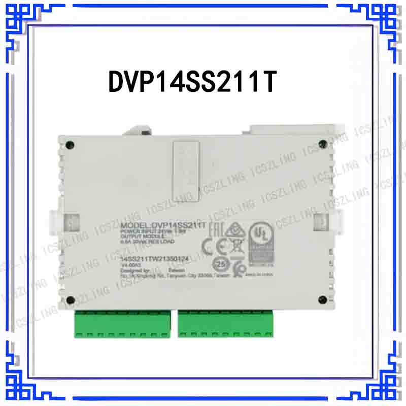 新しい DVP14SS211T SS2 シリーズ PLC プログラマブル コントローラ トランジスタ出力 24VDC 8DI 6DO ボックス内