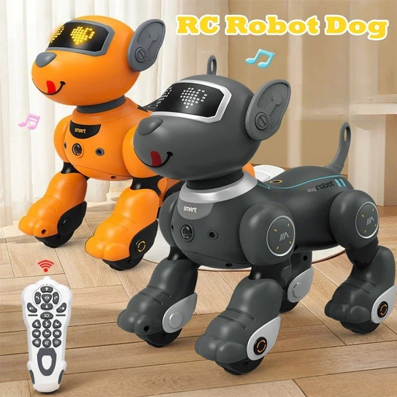 RC インテリジェント犬音声対話歩行ロボット犬インタラクティブタッチ電動子犬ペット子供知育玩具誕生日プレゼント