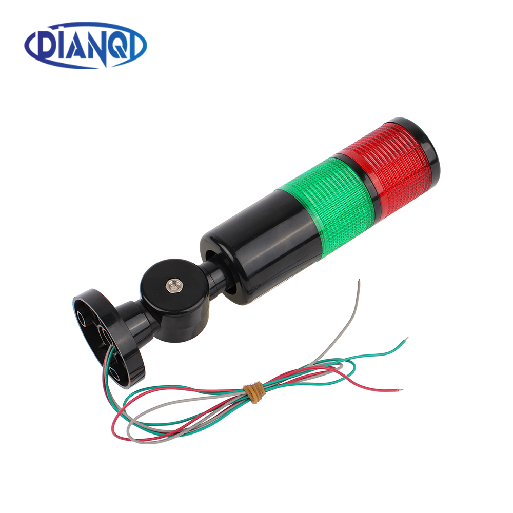 2 層 12V 24V 110V 220V 赤緑産業タワー信号警告灯 H50 表示灯定常光