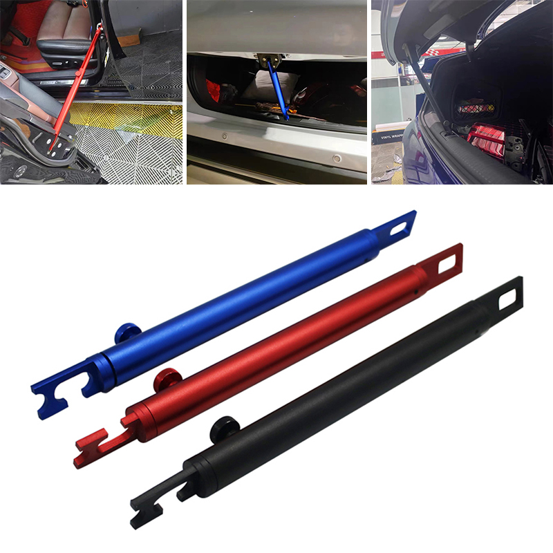サポートロッド車研磨用 32-48 センチメートル格納式アルミ保持車両トランクリッドドア固定ツールサポート
