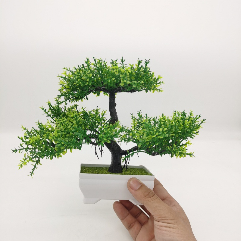 人工植物盆栽小さな木松偽植物花鉢植え装飾品ホームルームテーブル装飾ホテルの庭の装飾