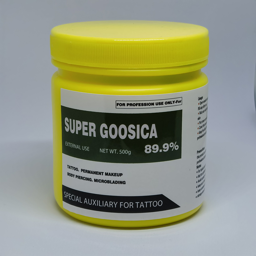 89.9% スーパー Goosica タトゥークリームアートメイクマイクロブレードピアスボディ美容眉毛唇ライナー補助クリーム 500 グラム