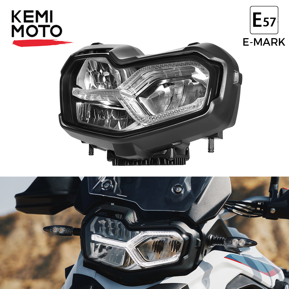 E マーク E57 LED ヘッドライト BMW F750GS F850GS 2013-2018 F 750GS F 850GS ADV アドベンチャー LED オートバイヘッドライトアセンブリ