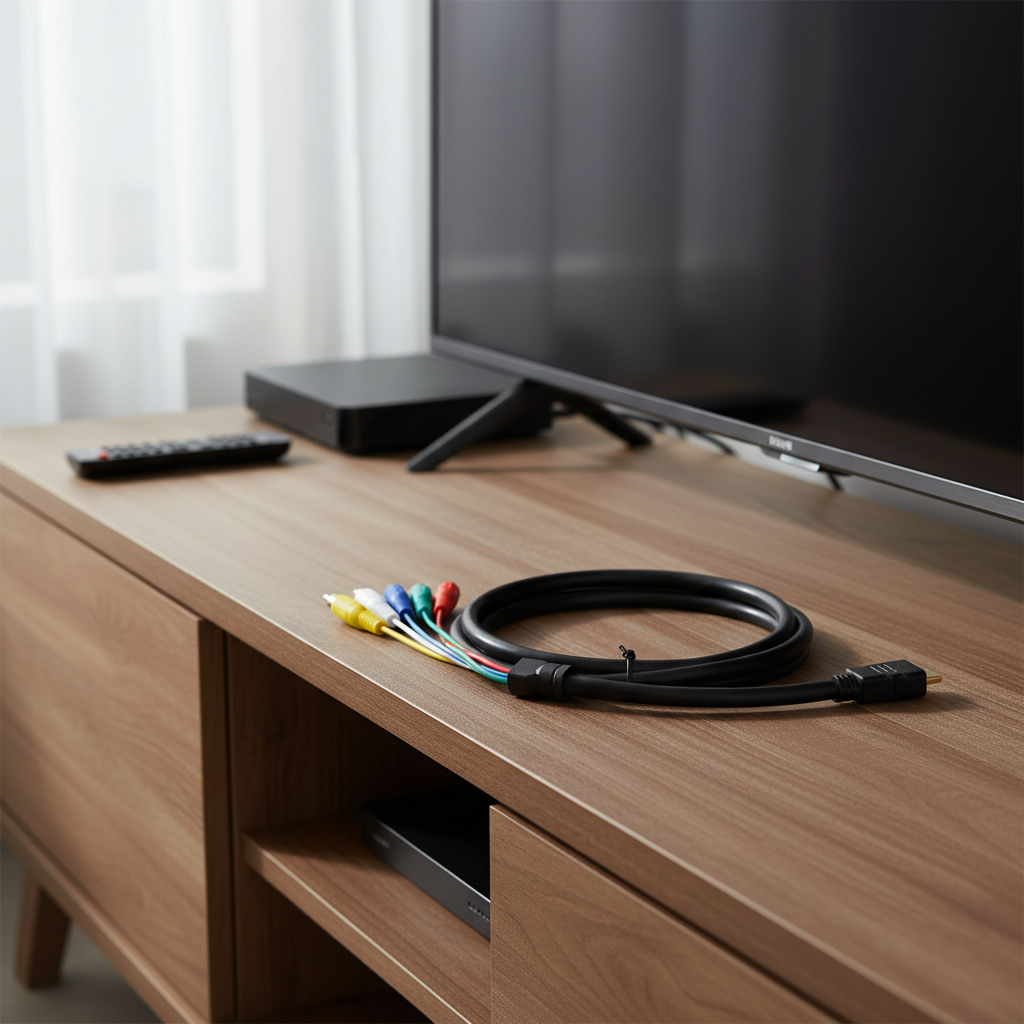 HDMI から RCA ケーブル HDMI から 5RCA HD アダプターケーブル RGB オーディオビデオ AV コンポーネント変換ケーブル 1 個 2026 HDTV Lasma TV 用