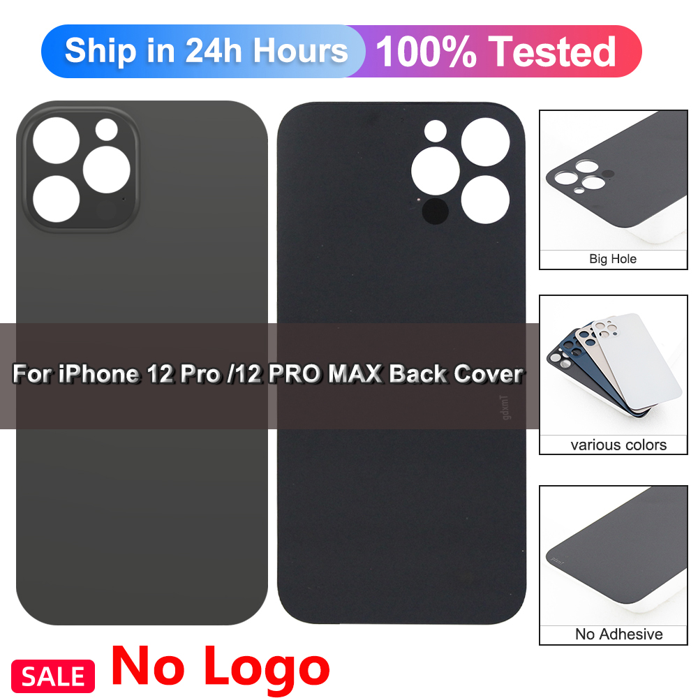 iPhone 12 Pro / 12 Pro Max用バックカバーバッテリーカバードアハウジング交換部品iPhone12ProMaxバッテリーバックカバーケース