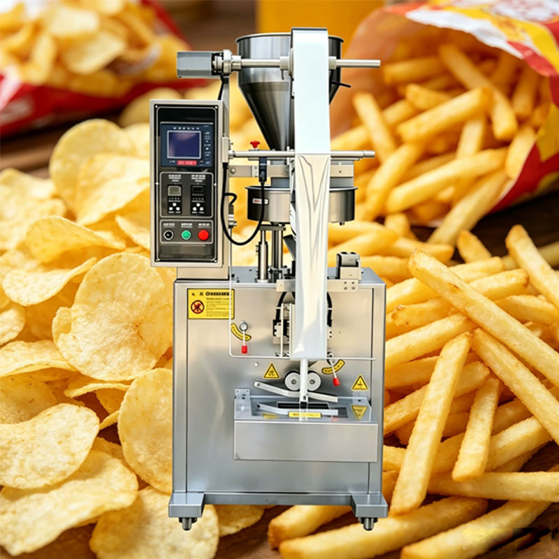 カスタマイズされるチップス ポップコーン プレッツェル VFFS スナック食品袋詰めシステムのための自動縦の包装機