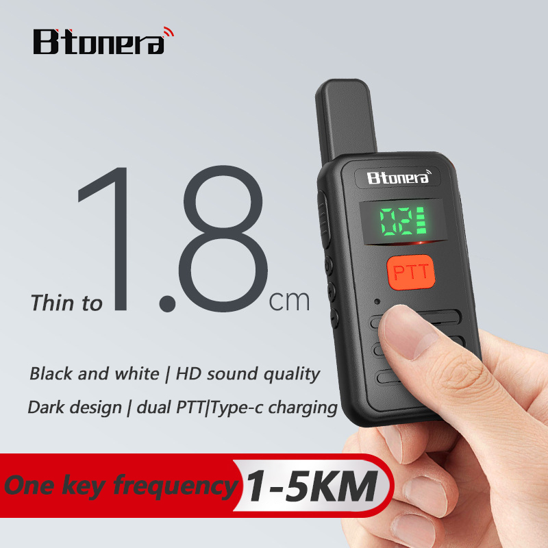 Btonera T1 ミニ トランシーバー pmr 446 プロフェッショナル トランシーバー ラルゴ アルカンス ミニ ラジオ ウォルキー トキエ トランシーバー デ ラルゴ アルカンス