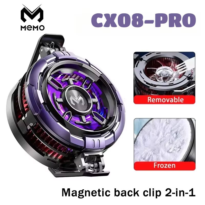 MEMO CX08 Pro 携帯電話 ICE 半導体磁気冷凍 PUBG ゲームクーラー IOS ユニバーサル電話冷却ラジエーター