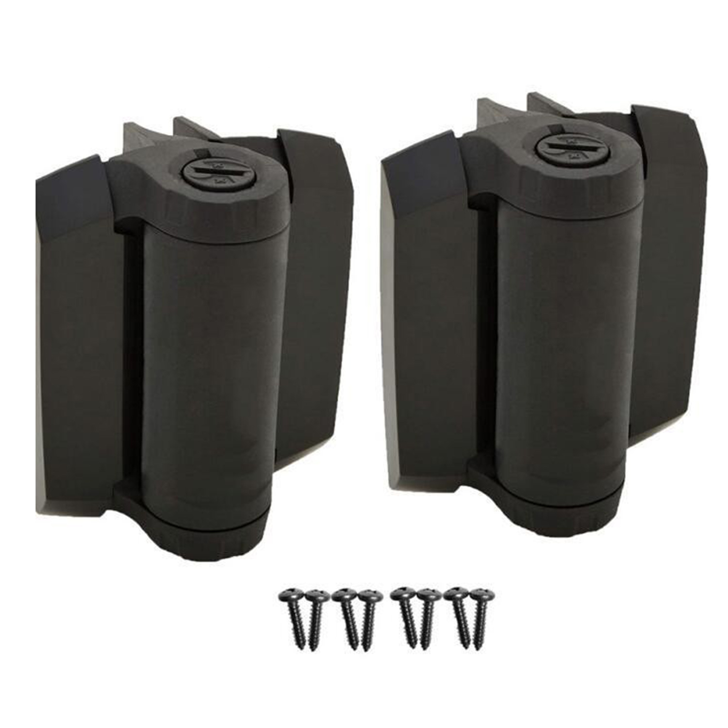 Adjustable Automatic Plastic Door Hinge for Frame Heavy Duty Self-Closing Nylon Gate Hinge Kit Pool Fence Garden Gate Hardware