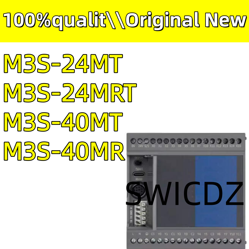100% 新しいオリジナル Coolmay PLC M3S シリーズ プログラマブル コントローラー