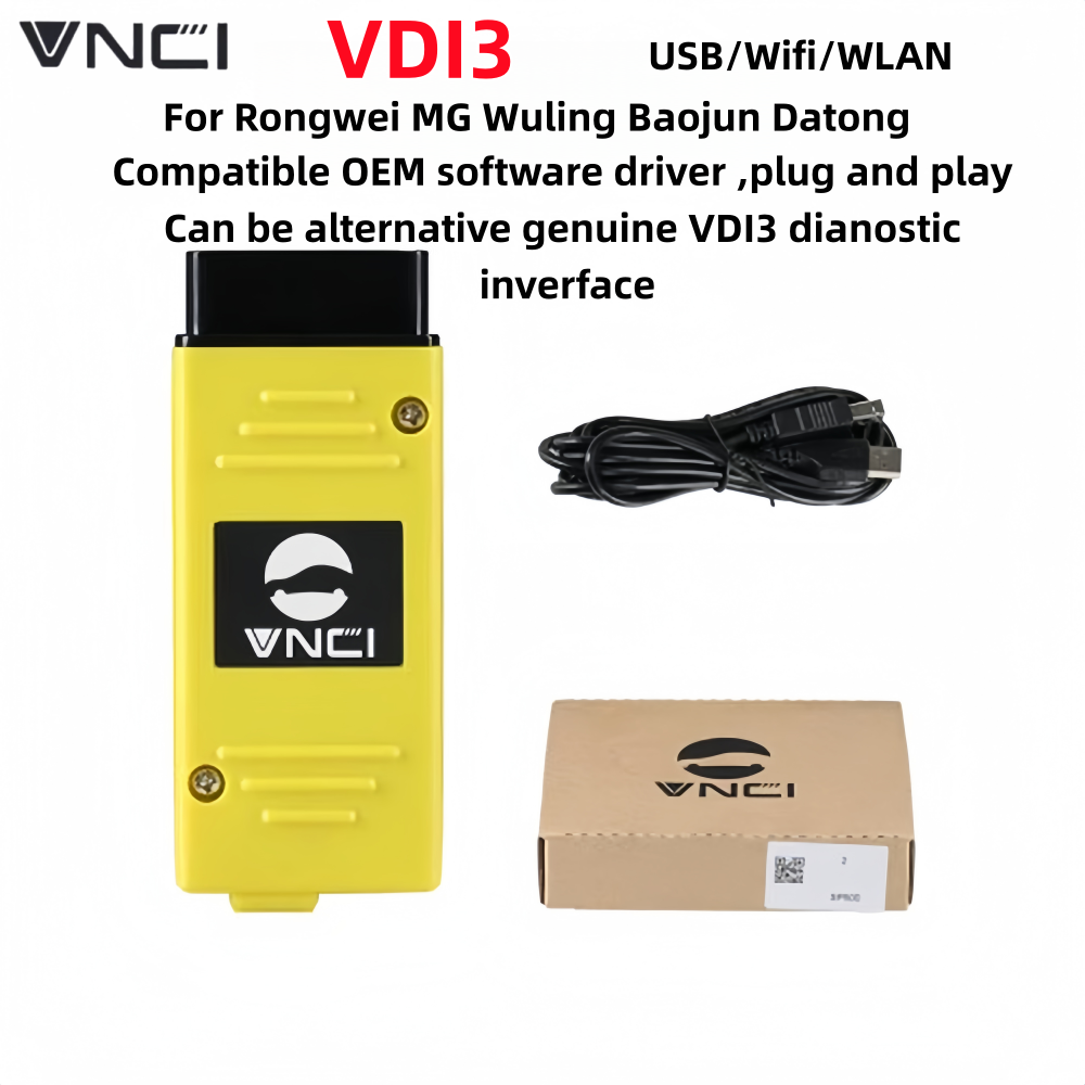 New VNCI VDI3 VDI 3 For Roewe MG Wuling Maxus Automotive Diagnostic Tool Support WIFI USB WLAN And CAN FD and DoIP