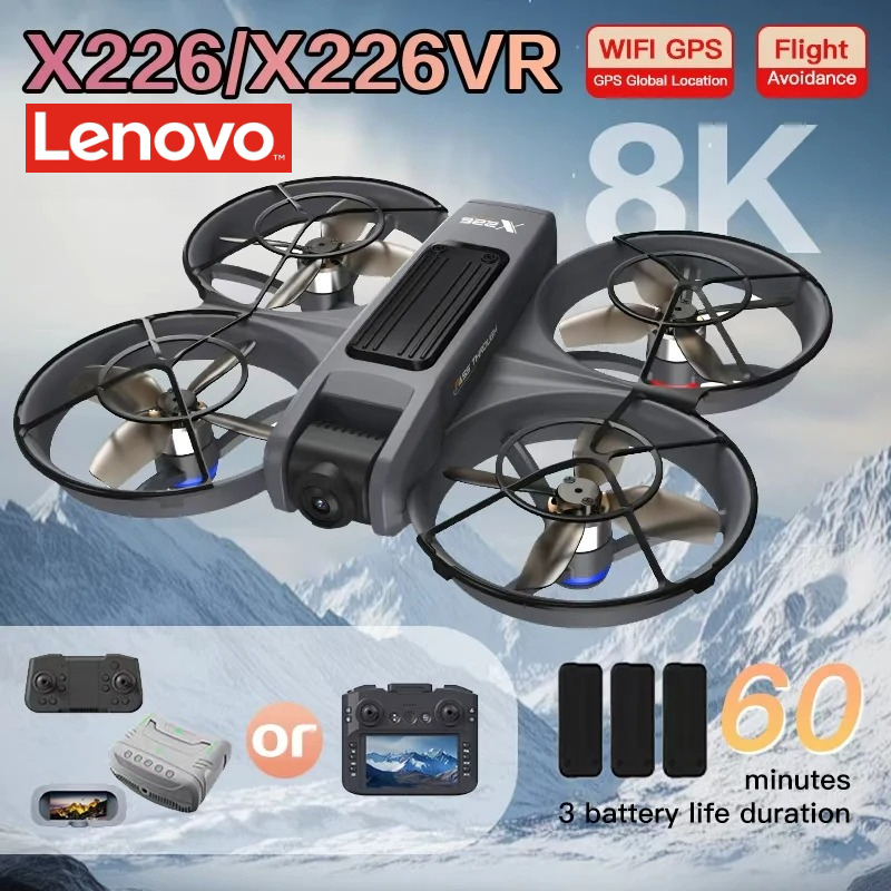 レノボミニドローン X226/X226VR ドローン 4K プロフェッショナルリモコンヘリコプター飛行機 RC Dron Quadcopter おもちゃギフト子供のため