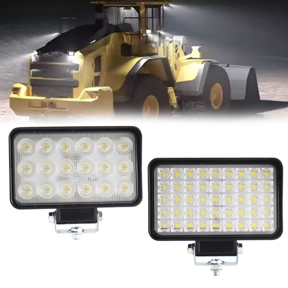 JALN7 LED ライトヘビーデューティ掘削機 6 インチ洪水作業灯ブルドーザーローラー農業用トラクター