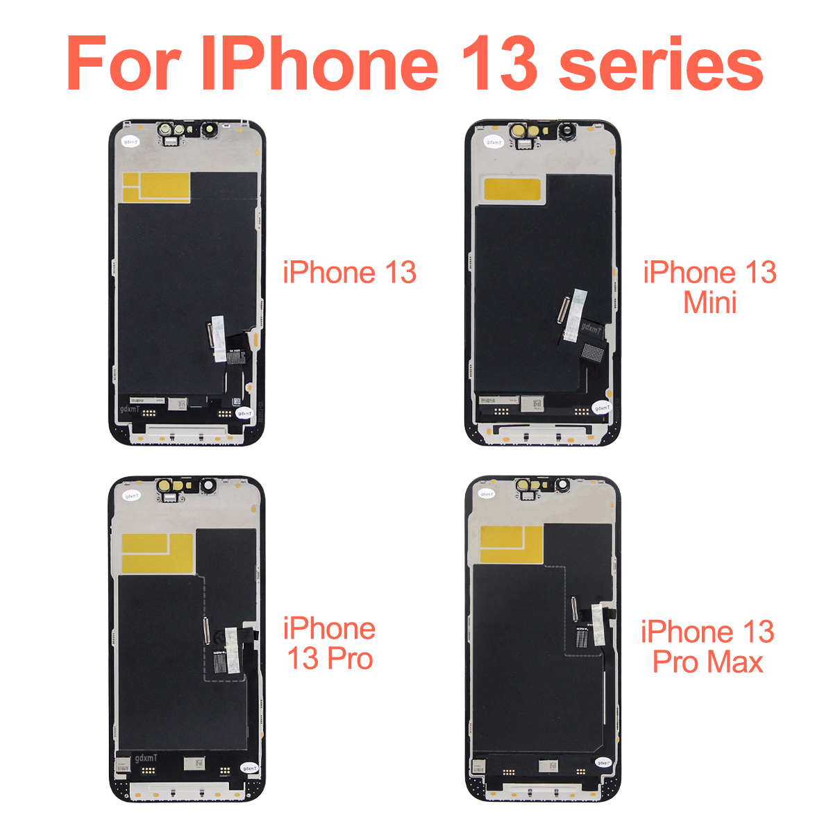 iPhone 13 シリーズ LCD スクリーン交換用 - 13 13mini 13Pro 13Pro MAX LCD 用ディスプレイタッチデジタイザーアセンブリ