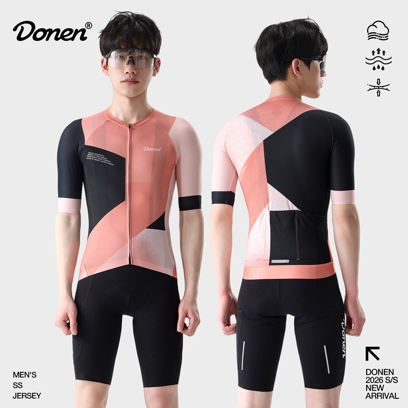 DOENEN 春夏新サイクリングジャージ男性女性軽量高弾性プロバイク吸湿発散性半袖スポーツ