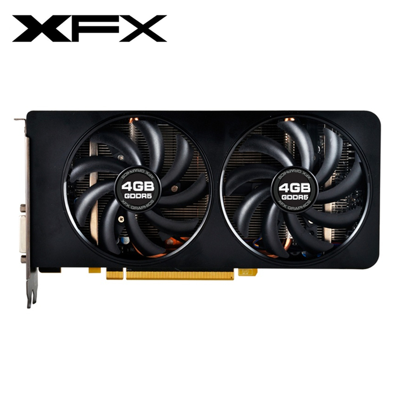 オリジナル XFX R9 270A 4GB ビデオカード AMD Radeon R9 270 4GB グラフィックスクリーンカード GPU デスクトップコンピュータゲーミングボードマップ PCI-E