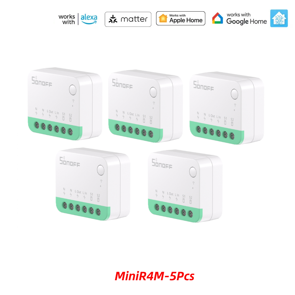 SONOFF MINIR4M 問題 MINIR4 Wifi スマートスイッチミニホームオートメーションモジュールローカル接続 Alexa Google ホーム SmartThings