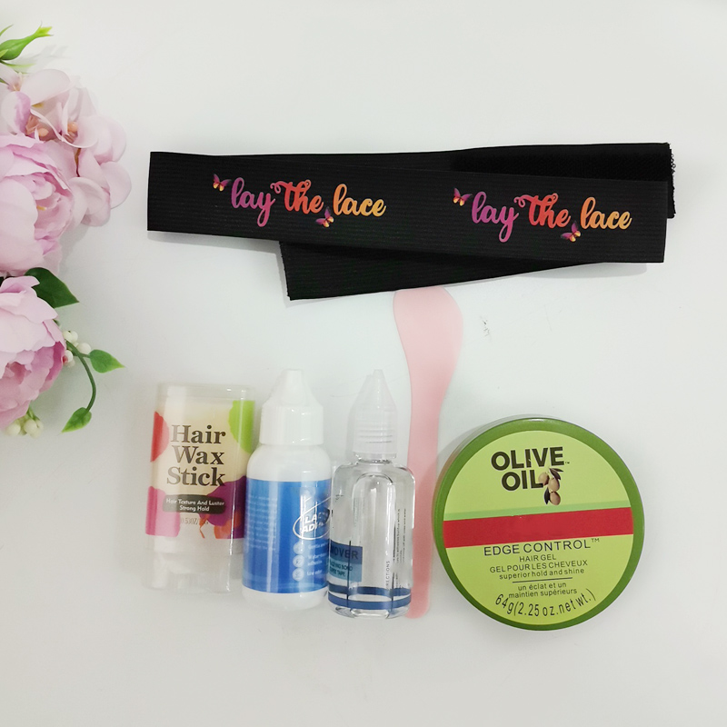 ウィッグ接着剤キット ペルケ 6 個ウィッグアクセサリーレース溶融ウィッグバンドヘアワックススティックレースフロント接着剤とリムーバーエッジコントロール