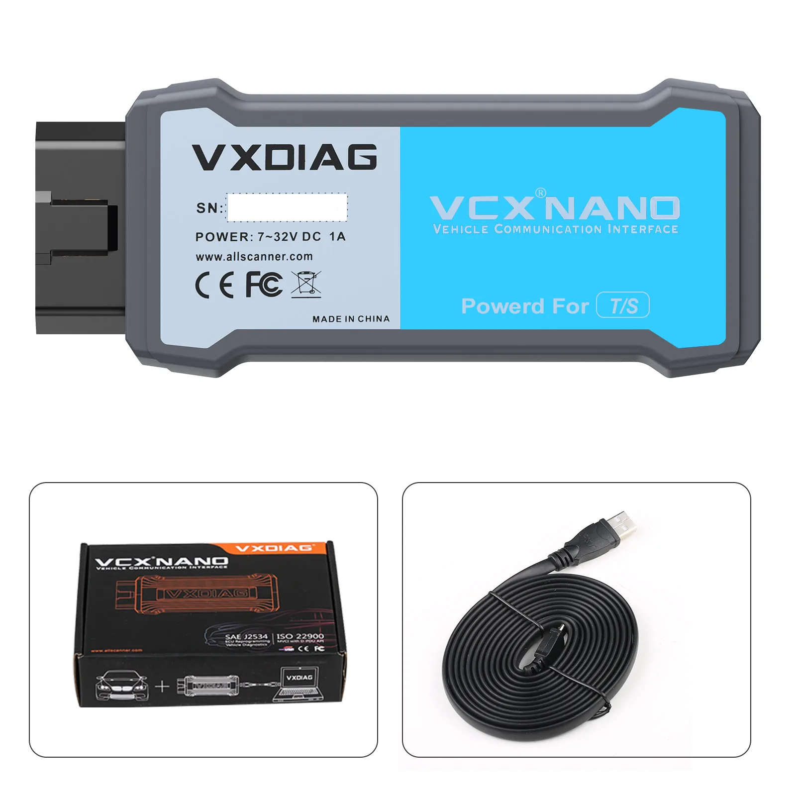 トヨタ VXDIAG VCX ナノ車診断ツール OBD2 自動スキャナ J2534 プログラミング techstream ECU コーディング診断ツール