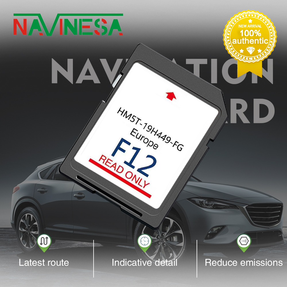 HM5T-19H449-FG F12 64GB Navigation SD Maps Include Europe Vatian Ukraine Slovakia Germany for Ford Galaxy Ranger from 2015