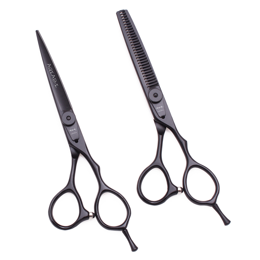 プロの理髪はさみ 5.5 "AQIABI 理髪はさみステンレス間伐鋏理髪店ヘアカットはさみ A9015