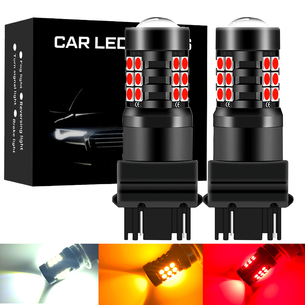 2X T25 3157 P27/7W P27W 3156 3057 3457 4157 T20 7440 7443 W21W WY21W W21/5W 1156 1157 T15 LED 電球自動信号ランプ LED 3030 DRL