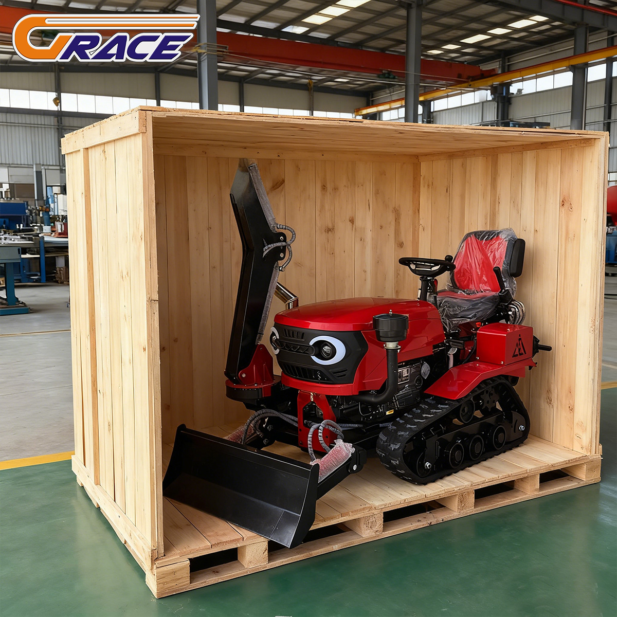 2025 農業用クローラー トラクター 35 馬力乗用ロータリー耕うん機 25HP 30HP 50HP トラック クローラー トラクターを低価格で販売