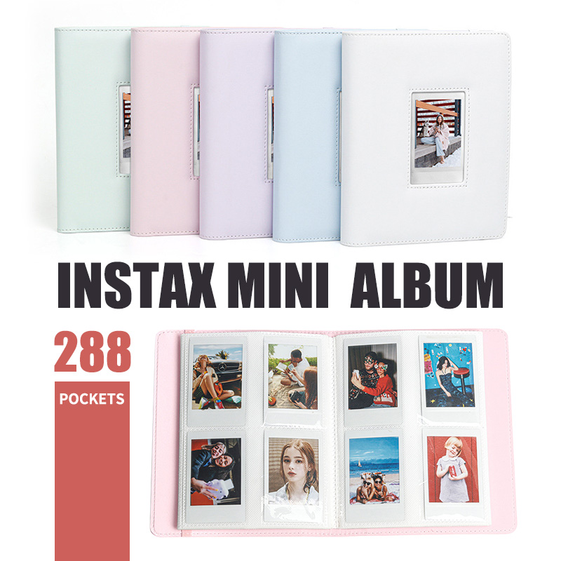 288 ポケット Instax Mini フォトアルバム Fujifilm Instant Mini12 11 40 70 90 Liplay Link Evo 用