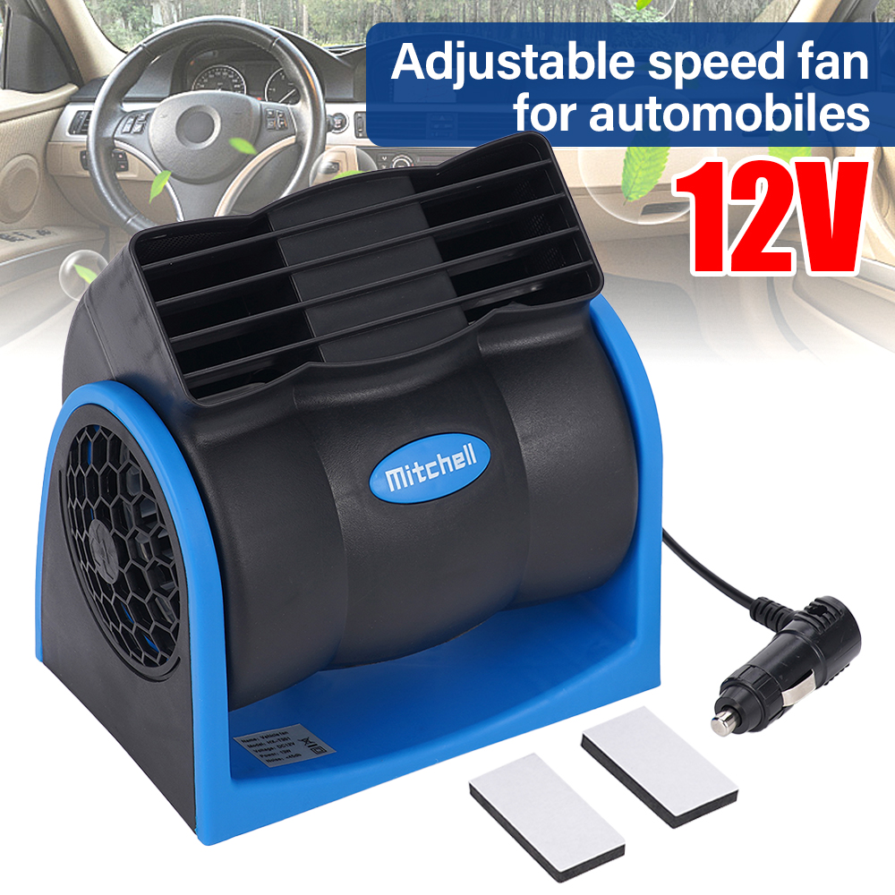 12V 車の車両のトラックボートエアコン車の冷却空気ファン速度調整可能なサイレントクールクーラーと自動シガーライター