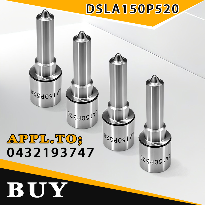 4 個 DSLA150P520 新ディーゼル燃料噴射ノズルアクセサリーフォード V-W アウディシュコダフラットヘッド白針燃料噴射装置 YF1233
