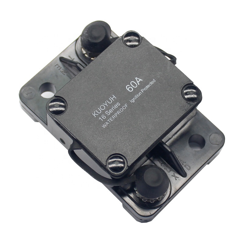 32V DC 60 アンペアサーキットブレーカー自動リセット過負荷保護車ボート自動防水