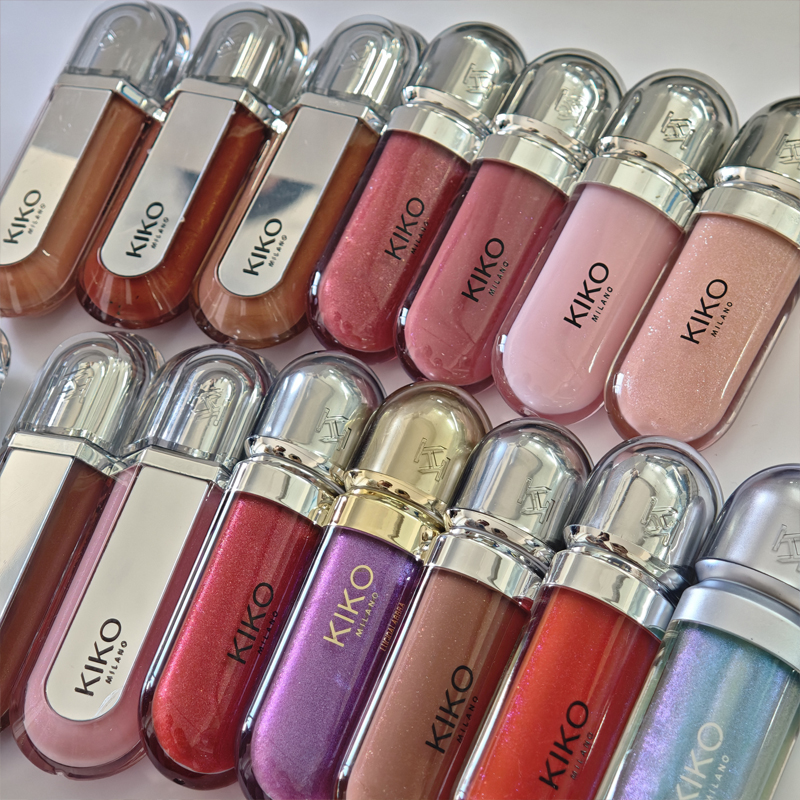 KIKO MILANO 3D リキッドリップグロス無重力ブレンド可能持続リップラッカーミラー水和非粘着性高顔料リップメイク