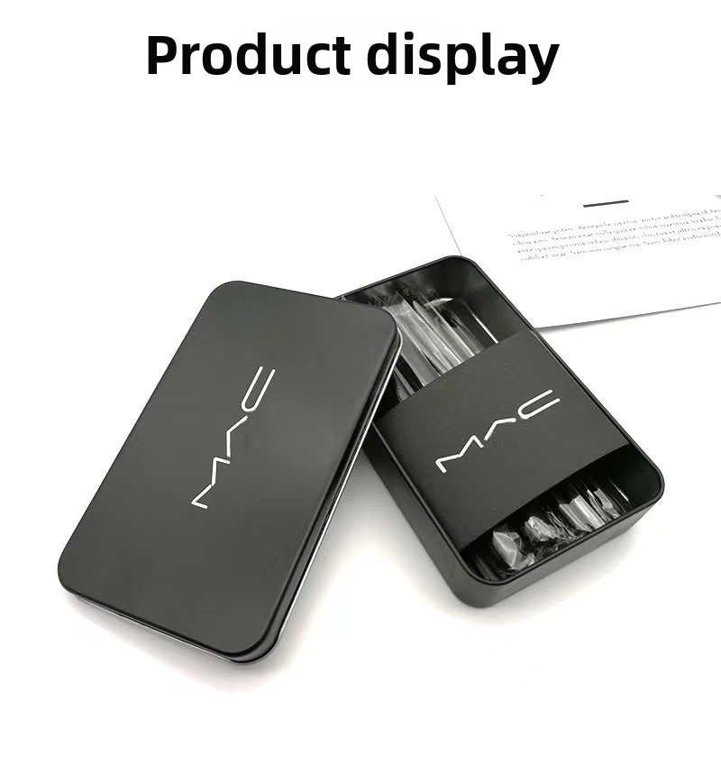 越境 NAKED3 メイクブラシセット 12 ピース鉄ボックス LGOO ポータブル美容ツール顔ワンピースドロップシッピング用にカスタマイズ可能