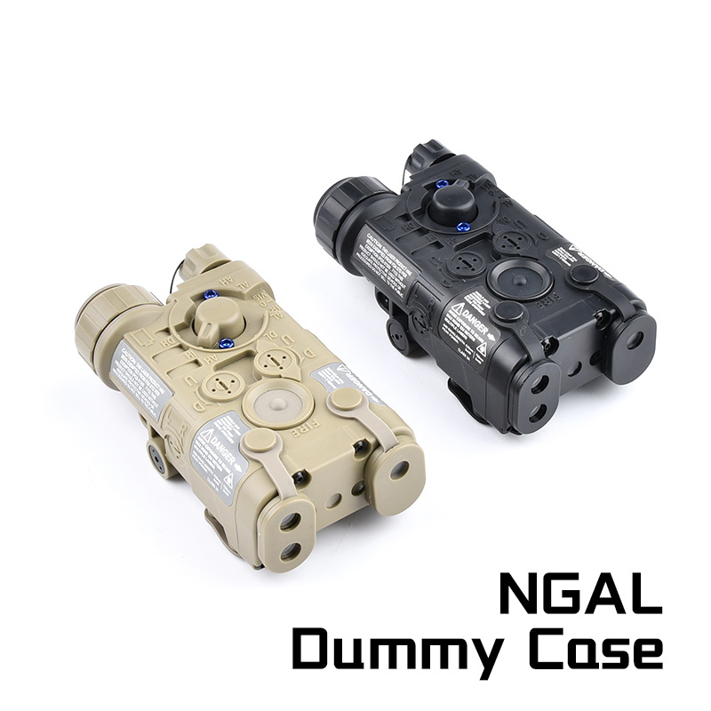 WADSN NGAL ダミーケースレーザーボックス戦術ナイロンエアガン武器シミュレーションバッテリーケース 20 ミリメートルピカティニーレールレーザーモデルおもちゃ