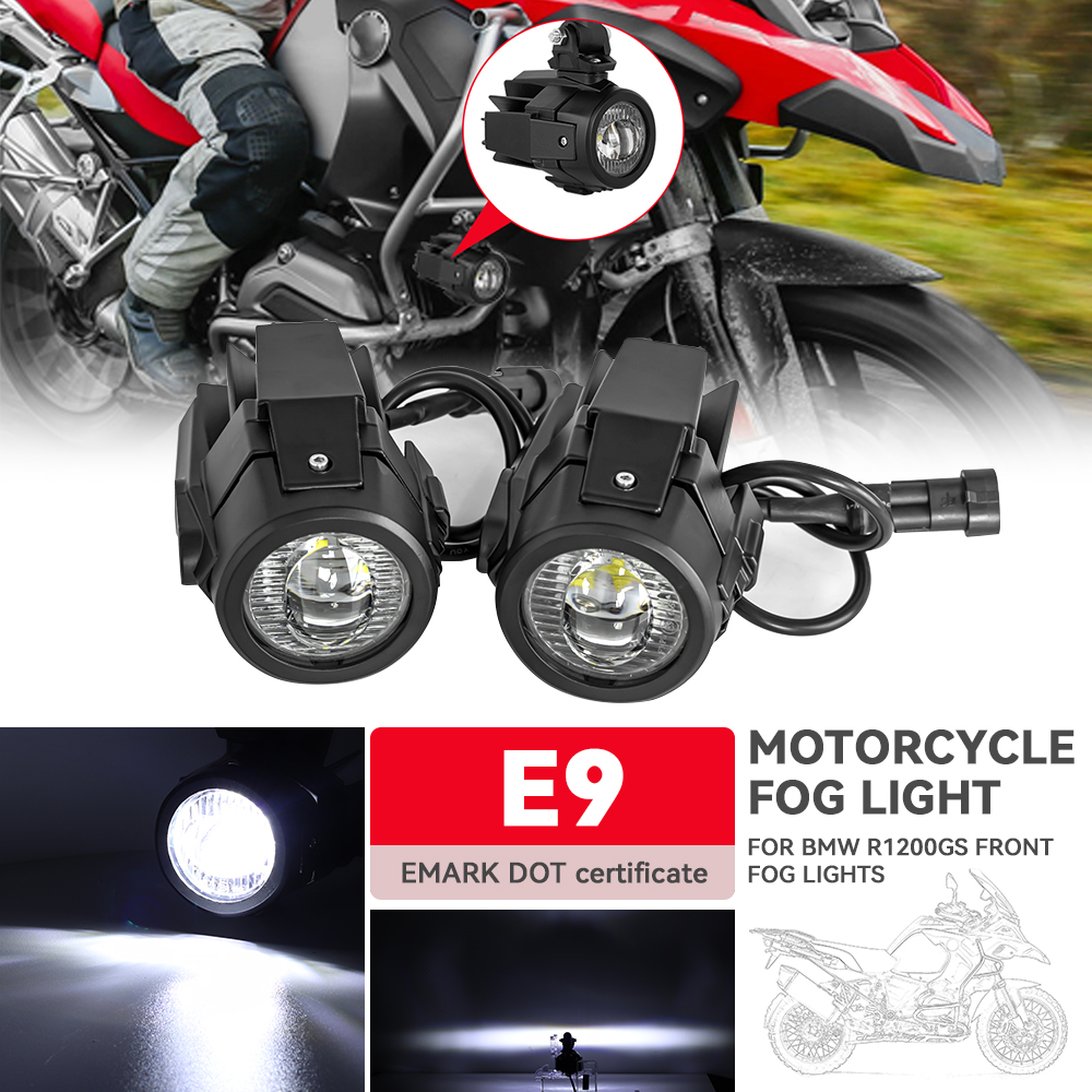 BMW R 1200GS R1250GS ADV F800GS K1600、ホンダ CRF1000L オートバイヘッドライトフォグライト LED 補助ドライビングランプ用