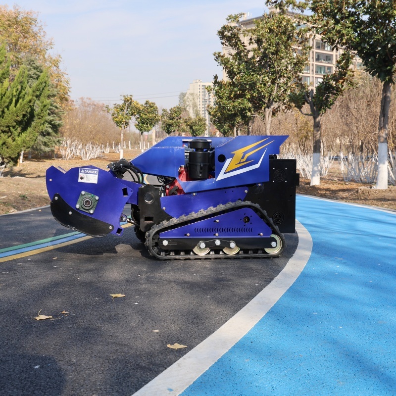 カスタマイズされた全地形インテリジェントリモートロボット農業林業家庭用小型フレールモア用遠隔制御芝刈り機