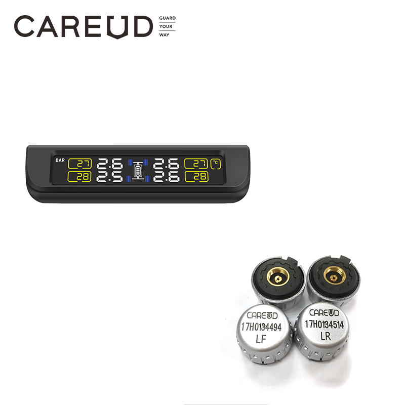 TPMS 太陽光発電電源車のタイヤ空気圧監視システム 4 つの外部センサー CAREUD 882 PSI/BAR 測定高品質