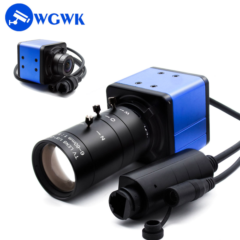 WGWK 3/4/5/8MP ミニIPカメラ CS 2.5mm 6-60mm マニュアルズームレンズ 48V POE 屋内 ONVIF P2P セキュリティウェブカメラ 小型監視ビデオ
