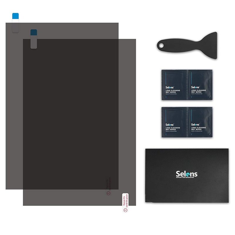 Selens 20*30 センチメートル偏光フィルム粘着裏面偏光フィルターシート LCD モニター画面修理、光学分析