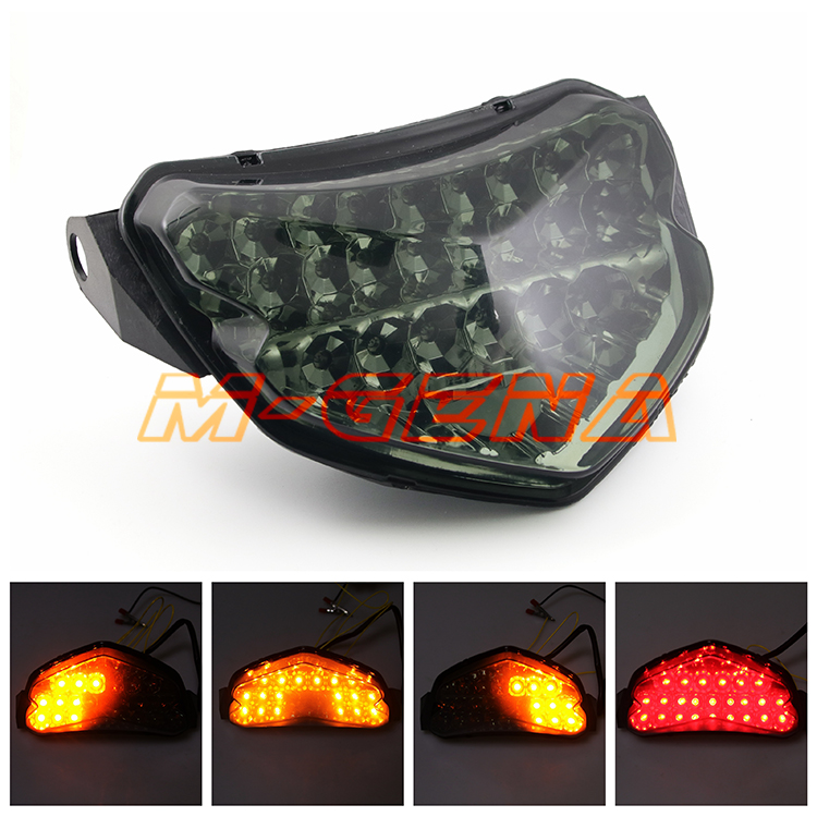 オートバイ LED リアウインカーテールストップライトランプ統合 GSXR600 GSXR750 GSXR 600 750 K4 2004 2005 04 05