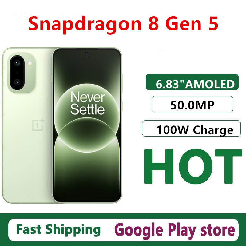 Offical New Oneplus Ace 6T Android Phone IP69 Waterproof Snapdragon 8 Gen 5 OTA 6.83" AMOLED 120HZ 50.0MP 100W Charge 8300mAh