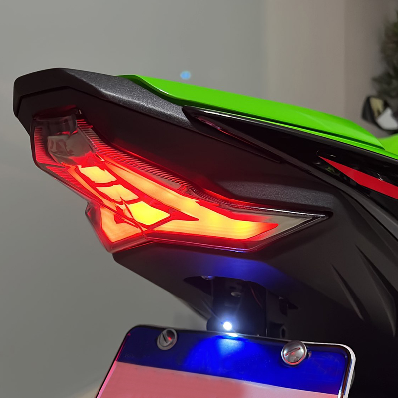 TAORIDER-MOTO LED 統合テールライトテールターンシグナルライト KAWASAKI Ninja 250 400 ZX6R ZX10R ZX25R ZX4R ZX4RR Z400 Z1000