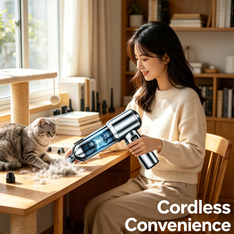 車の掃除機ハイパワーポータブルハンドヘルドワイヤレスブラシレスモーター洗浄機家電用強力エアダスター